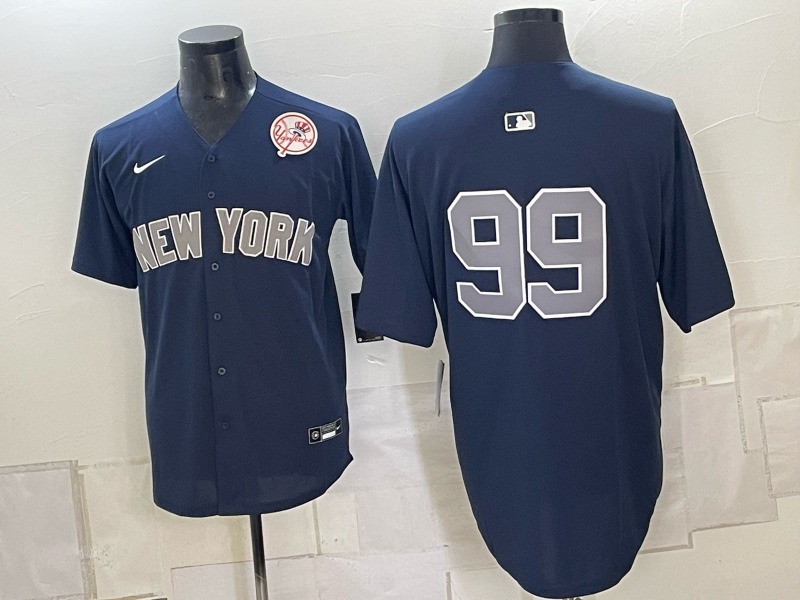 Men 2026 New York Yankees #99 Judge blue Nike MLB Jersey 0918003